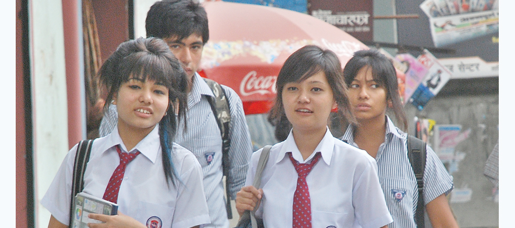 Students Wait Desperately To Meet Their Friends