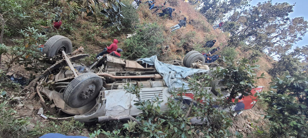Identity Of Nine People Killed In Baitadi Bus Plunge Established