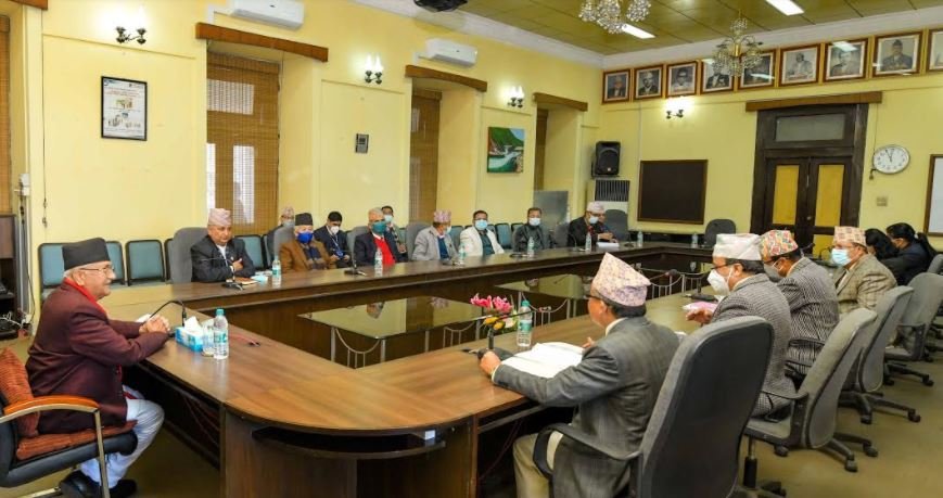PM Oli Calls For Moving Ahead Election Works Without Break