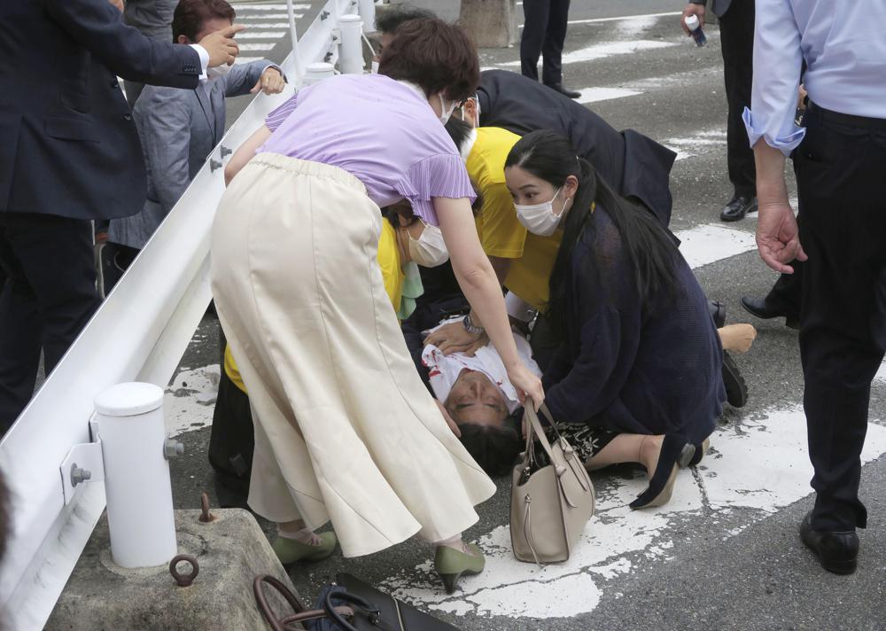 Japan ex-leader Shinzo Abe apparently shot, in heart failure