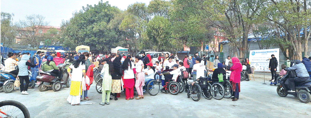 Wheelchair users voice for easier mobility