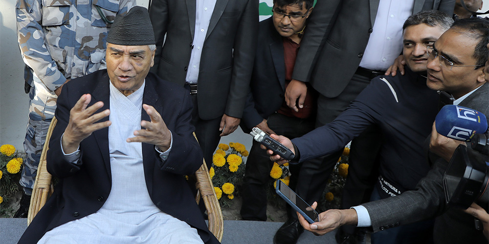 Comments on political parties are positive, Deuba says